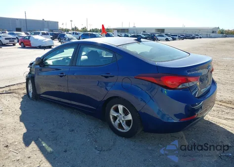 2015 Hyundai Elantra Se z USA, uszkodzony, nr VIN 5NPDH4AEXFH649585